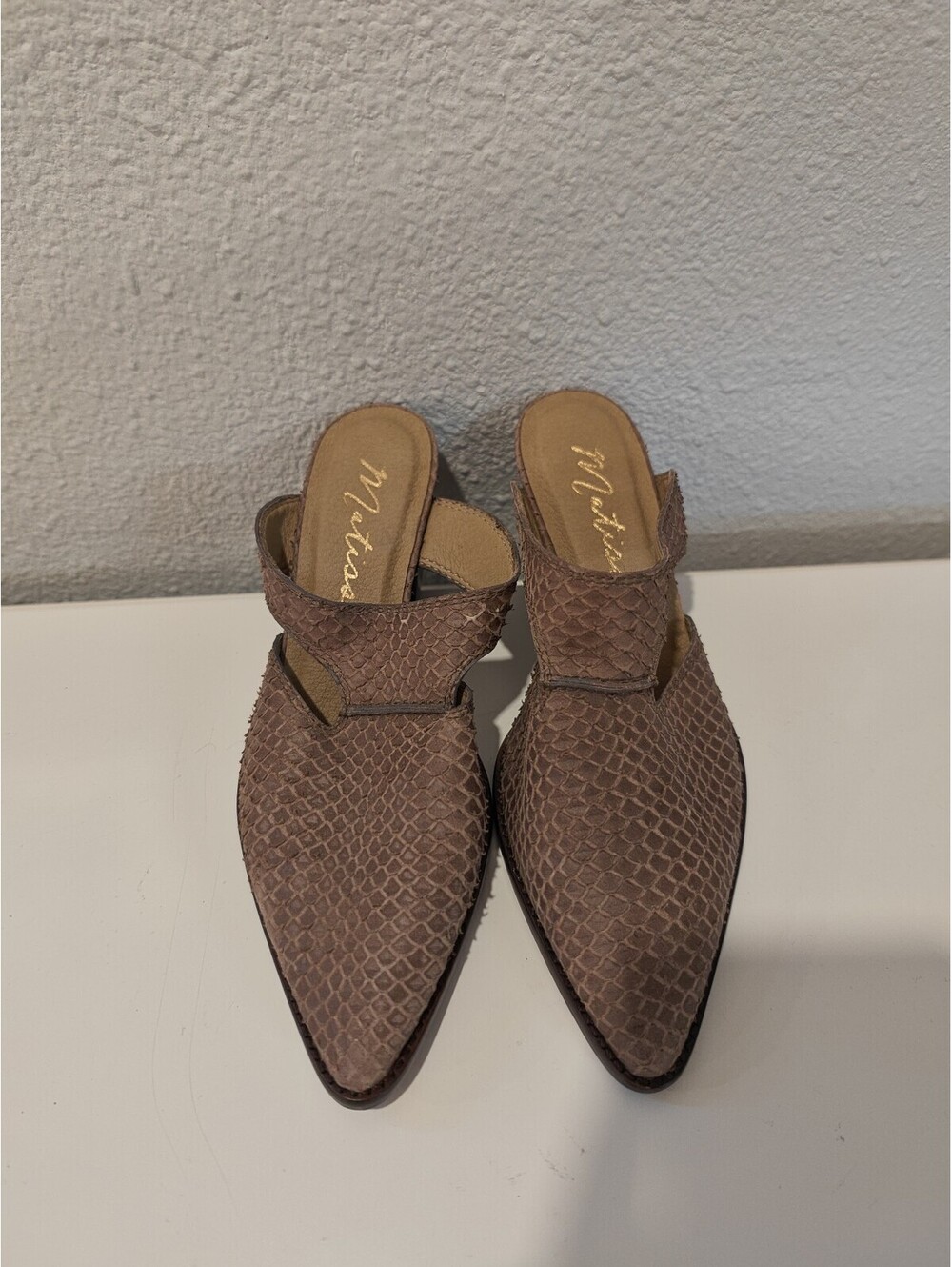 Matisse Walnut 721 Women's Pointed Toe Mule Heels Size 2
